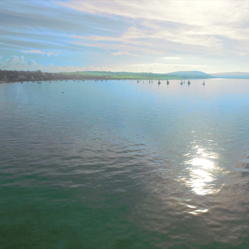 Sail boats on the Camel Estuary
