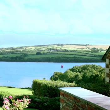 View from The Orchard, a self-catering holiday home in Rock, North Cornwall