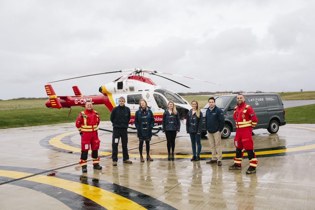 Latitude50 are supporting the Cornwall Air Ambulance Heli Appeal