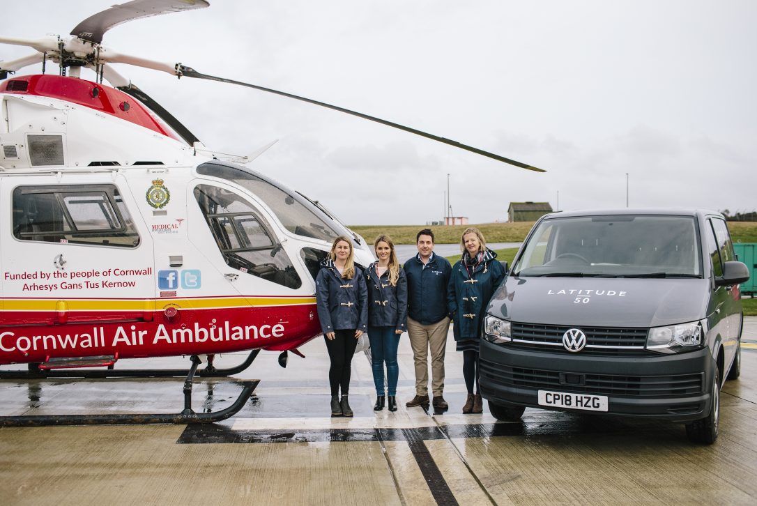 Latitude50 are supporting the Cornwall Air Ambulance Heli Appeal