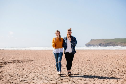 Fun in the sun on the North Cornish coast with loved ones