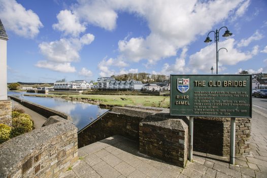 The market town of Wadebridge, Cornwall
