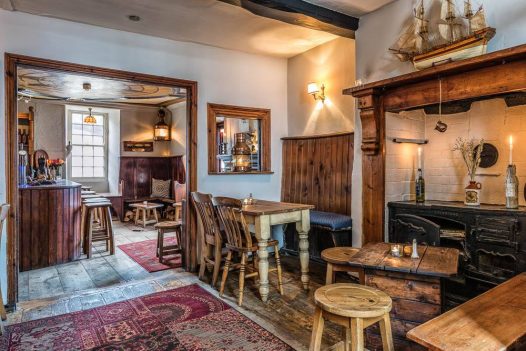 Inside the Golden Lion pub in Port Isaac