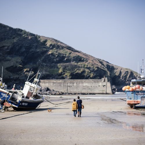 Port Isaac, the main filming location for the Fisherman's Friends movie