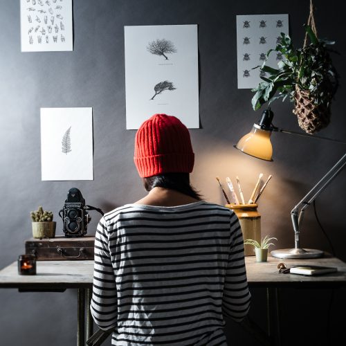 Nicole Heidaripour, North Cornwall based illustrator