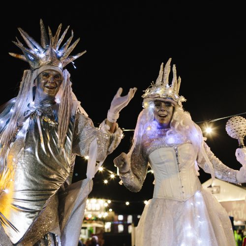 Lantern parade at Padstow Christmas Festival