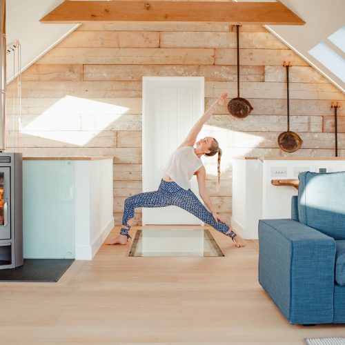 Private yoga on holiday in North Cornwall