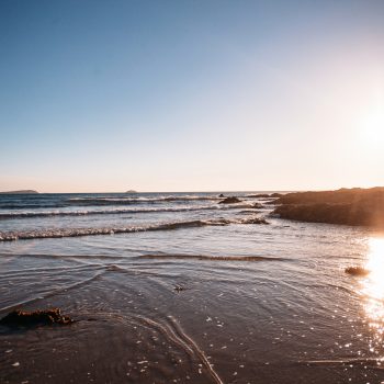 Sunset at Polzeath Beach