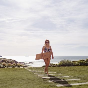 Bellyboarder at Carn Mar in Polzeath