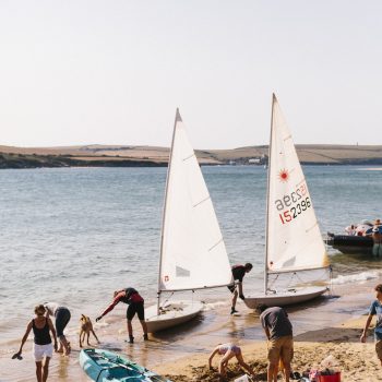 Sail boats at Rock Beach