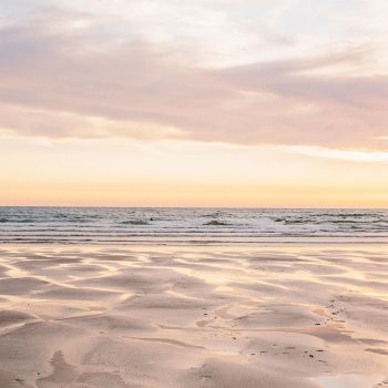 Golden hour at Polzeath Beach