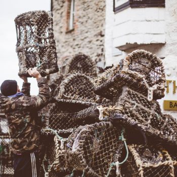 Lobster pots at Port Isaac